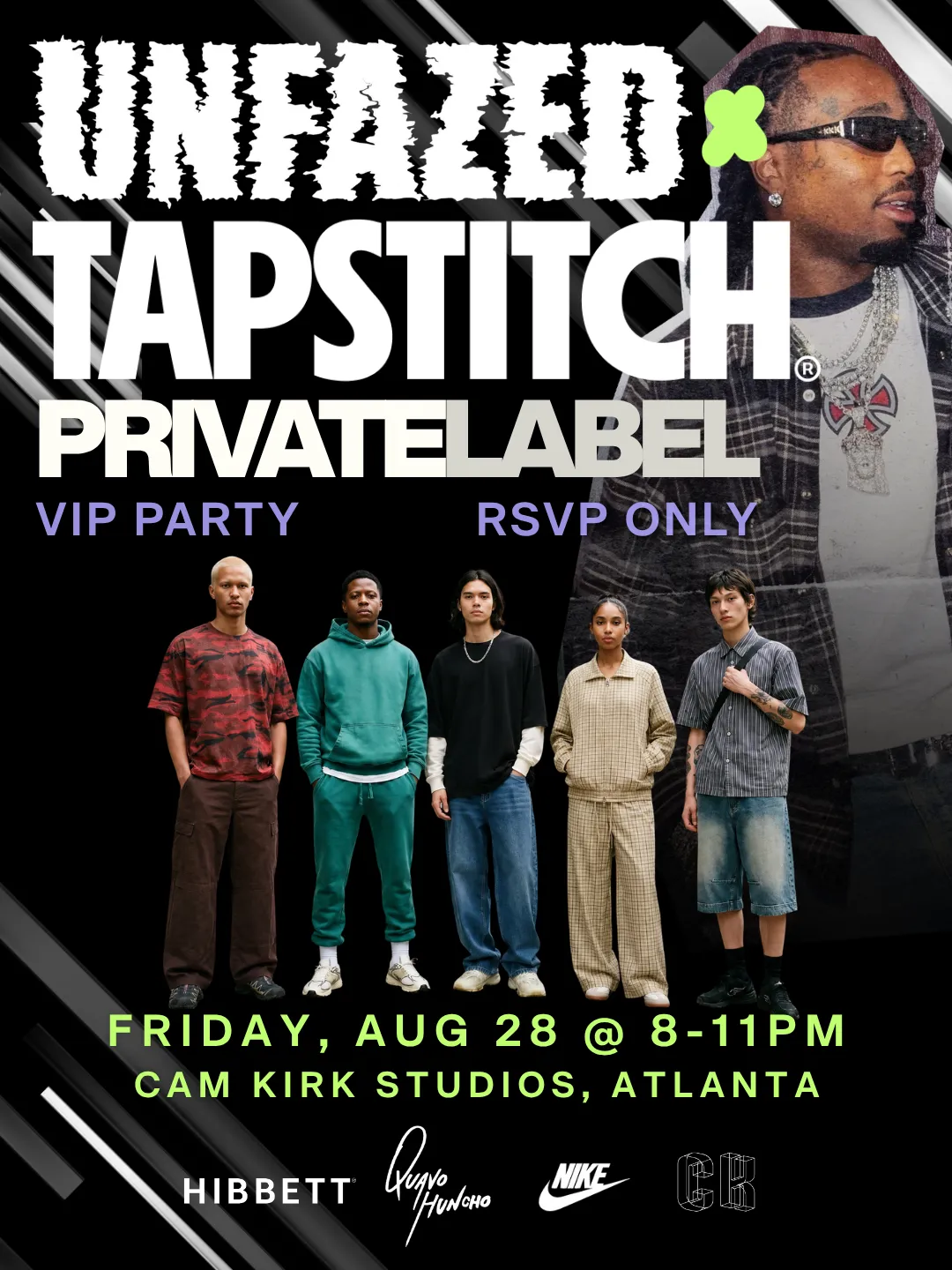 Unfazed x Tapstitch Private Label VIP party with Quavo